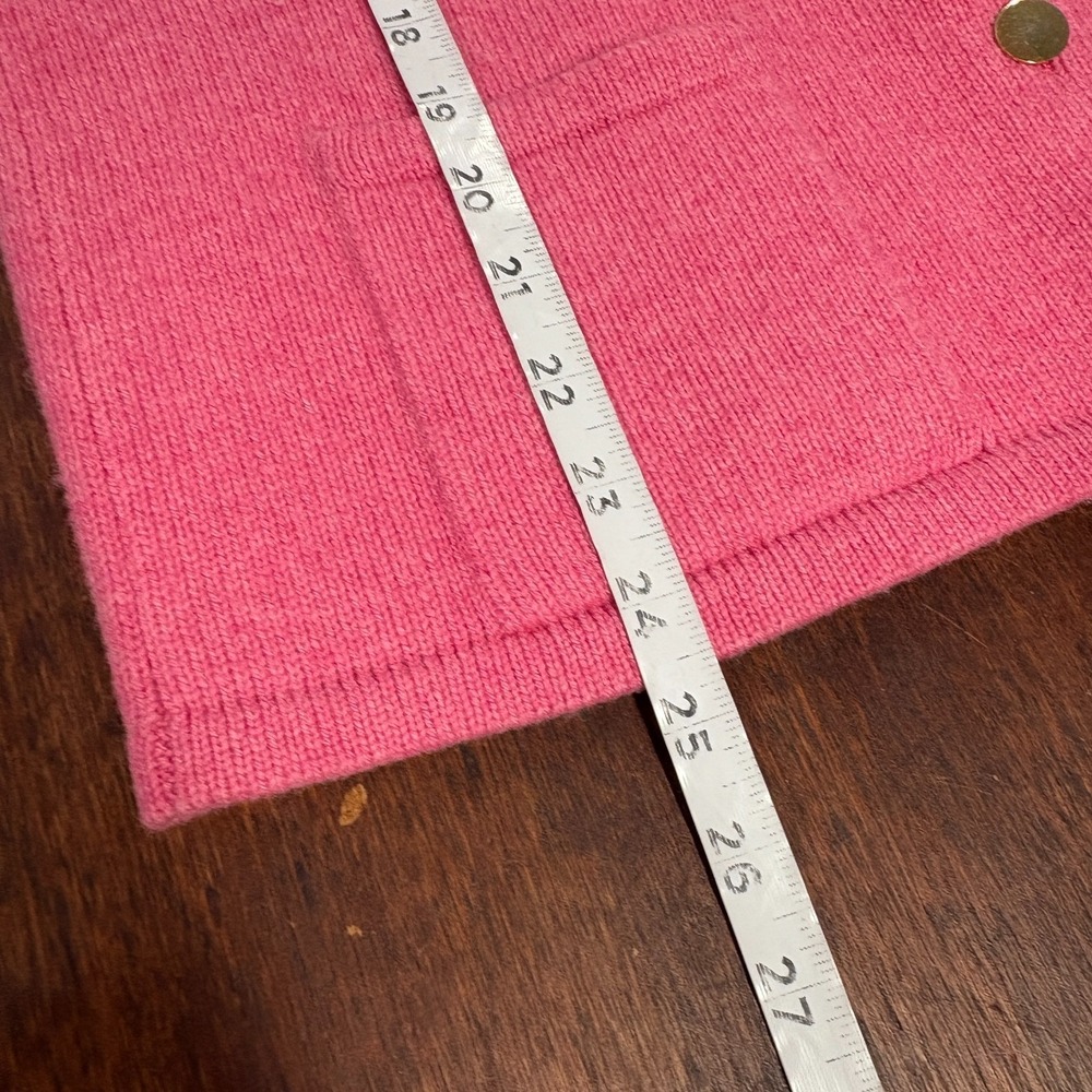 Vintage Deans of Scotland Shetland Wool Cardigan Size 40 (M) Preppy Boxy Classic - Picture 9 of 11